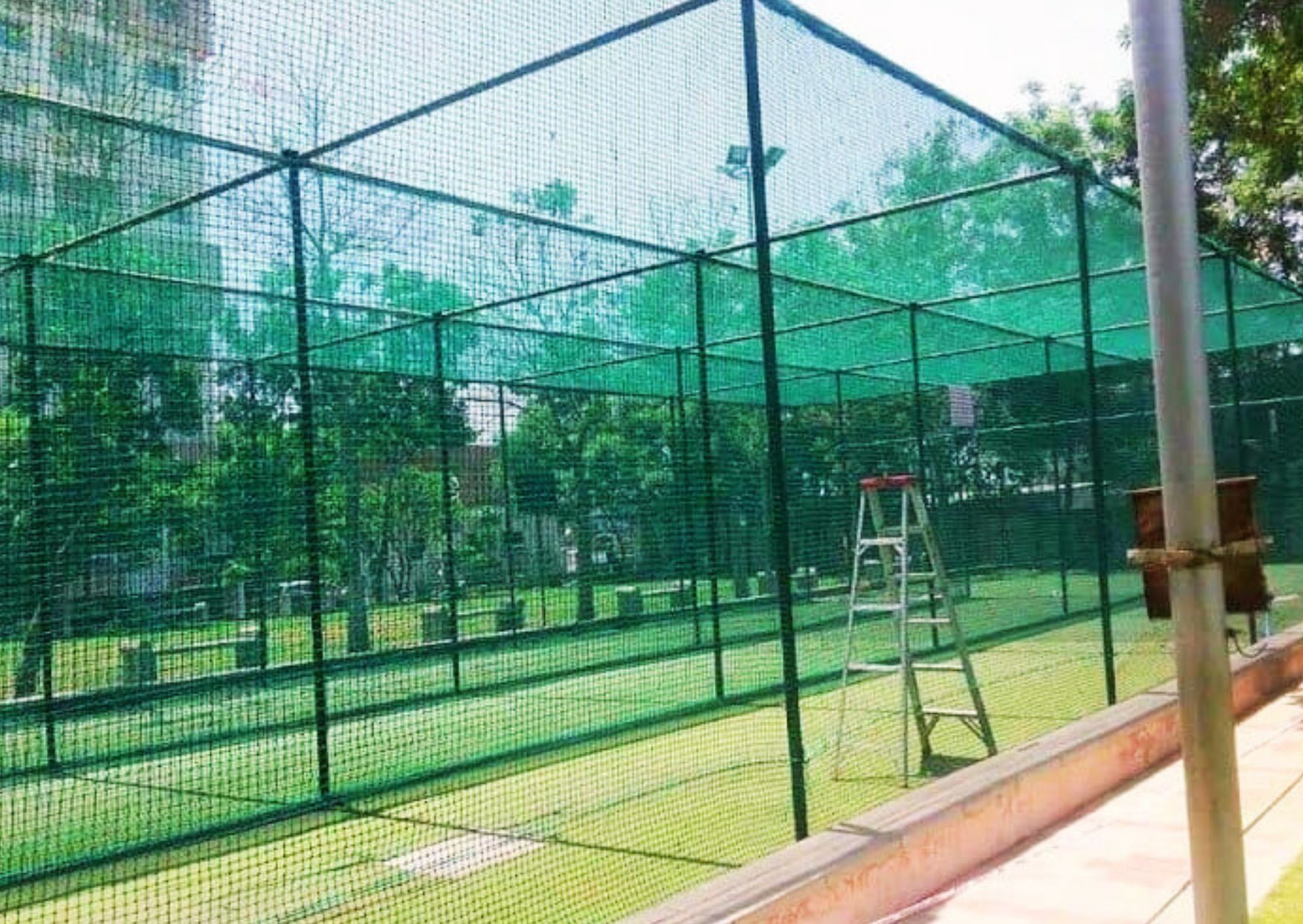 Cricket Practice nets installation