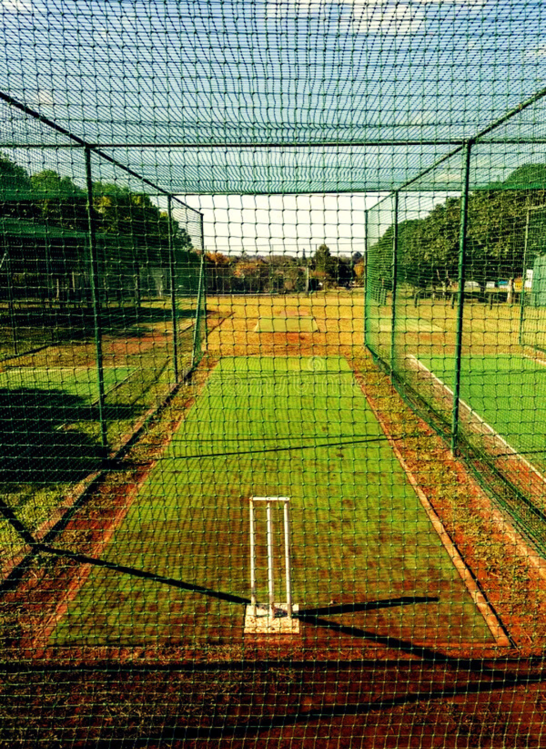 Cricket practice nets setup and installation service